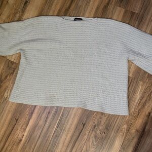 Eskandar Light Gray Knit Top